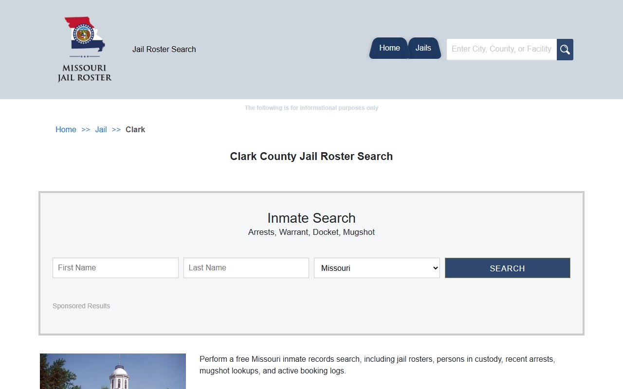 Clark County released inmates jail roster information