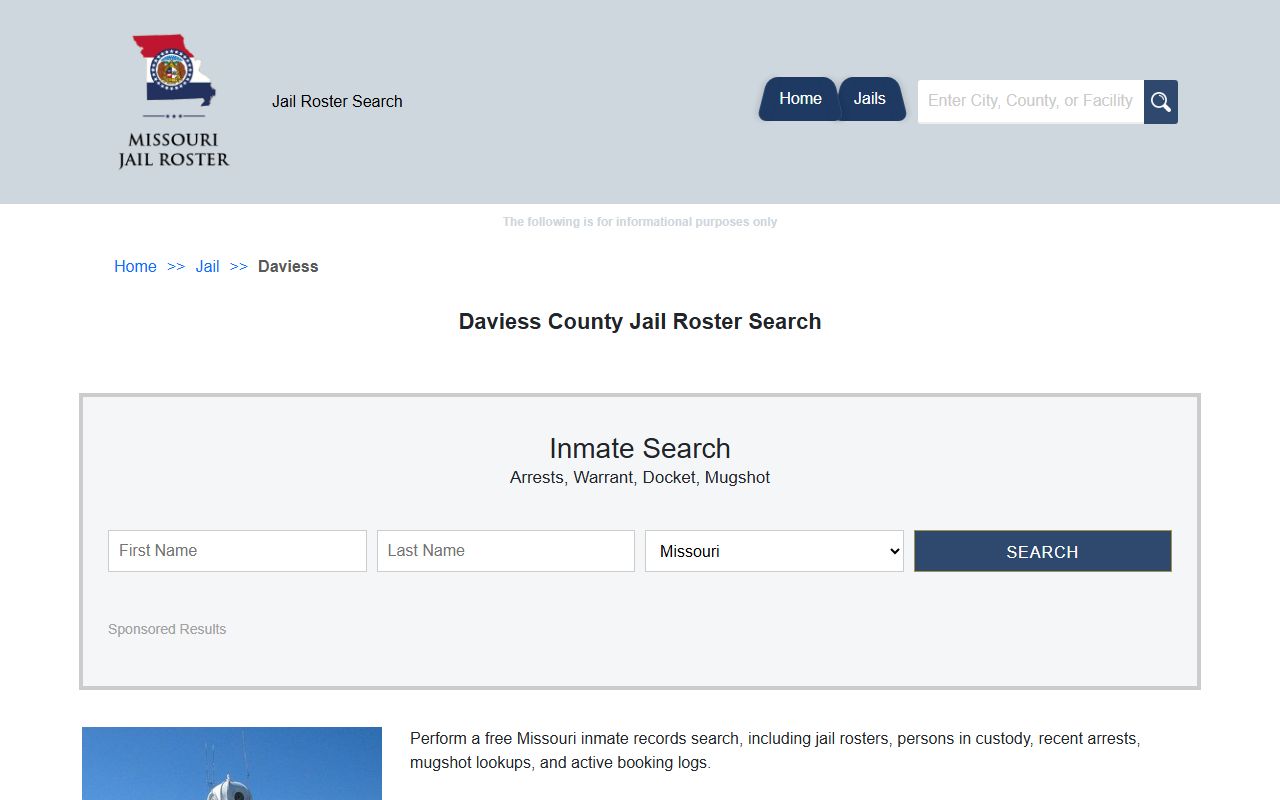 Daviess County released inmates jail roster search