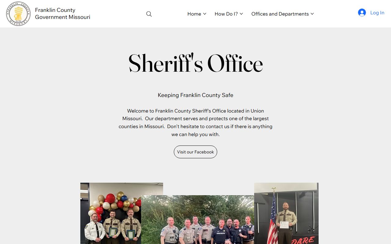 Franklin County Missouri Sheriff Office released inmates information