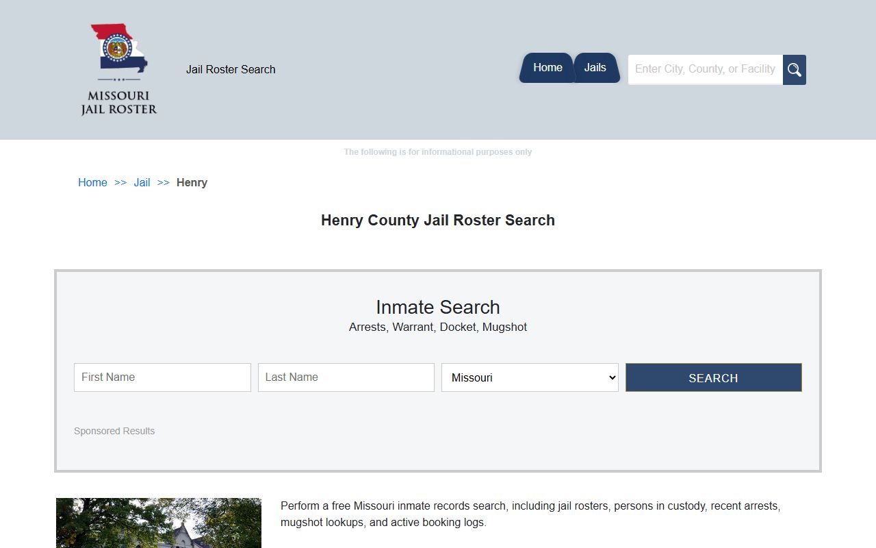 Henry County released inmates jail roster data