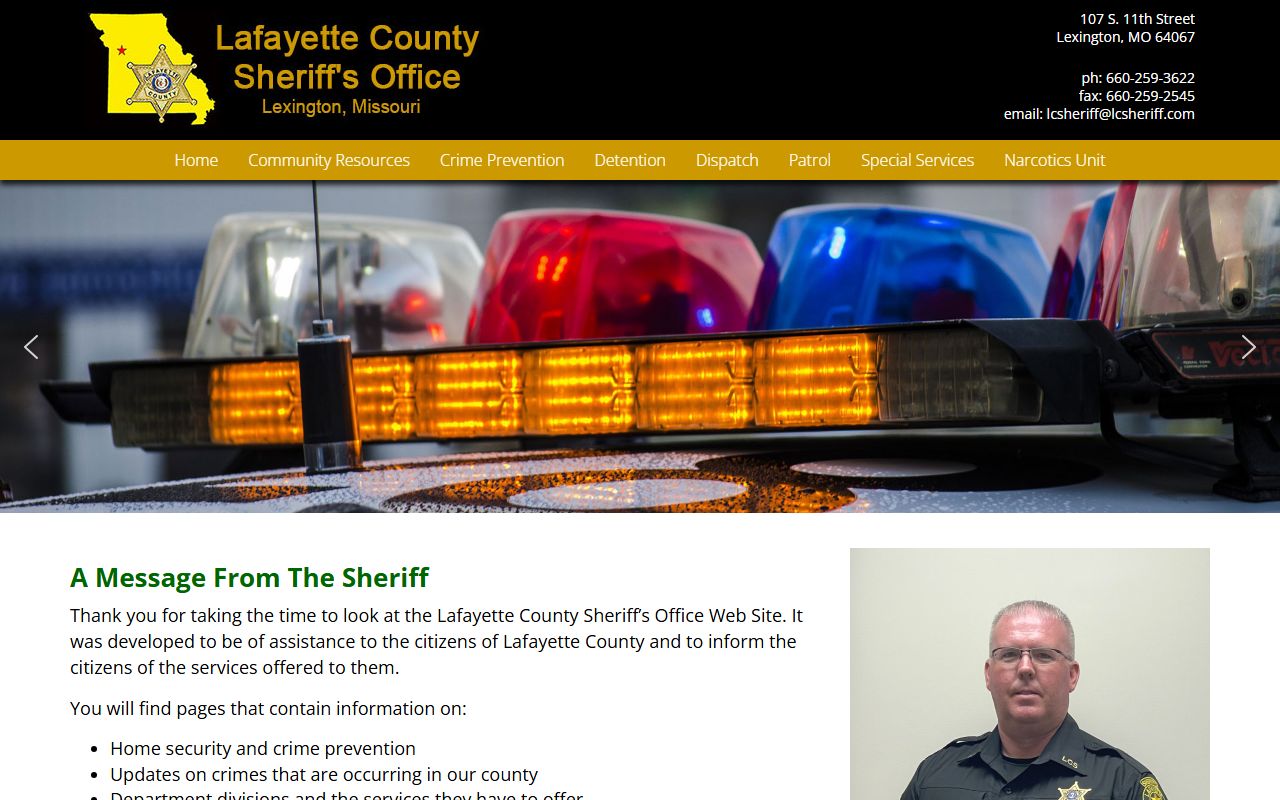 Lafayette County released inmates Sheriff's Office website