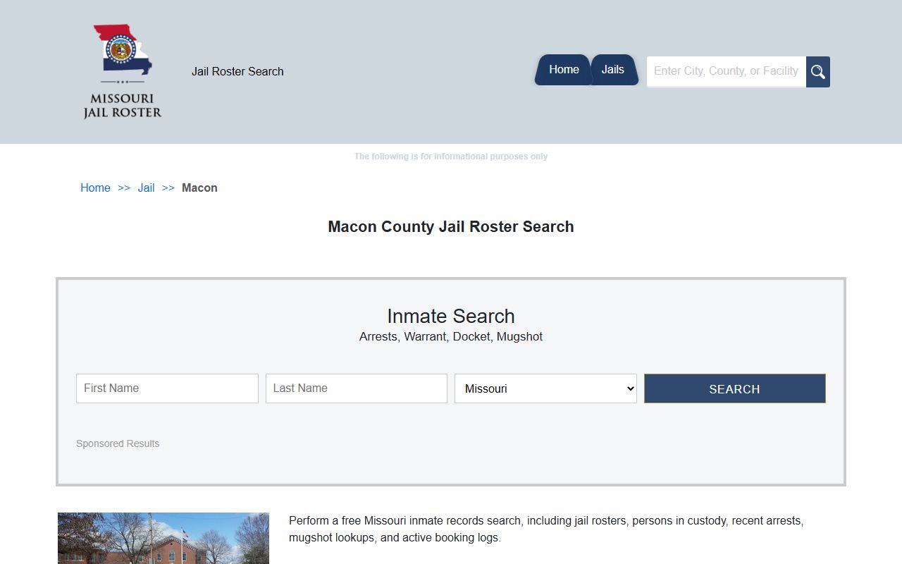 Macon County released inmates jail roster search