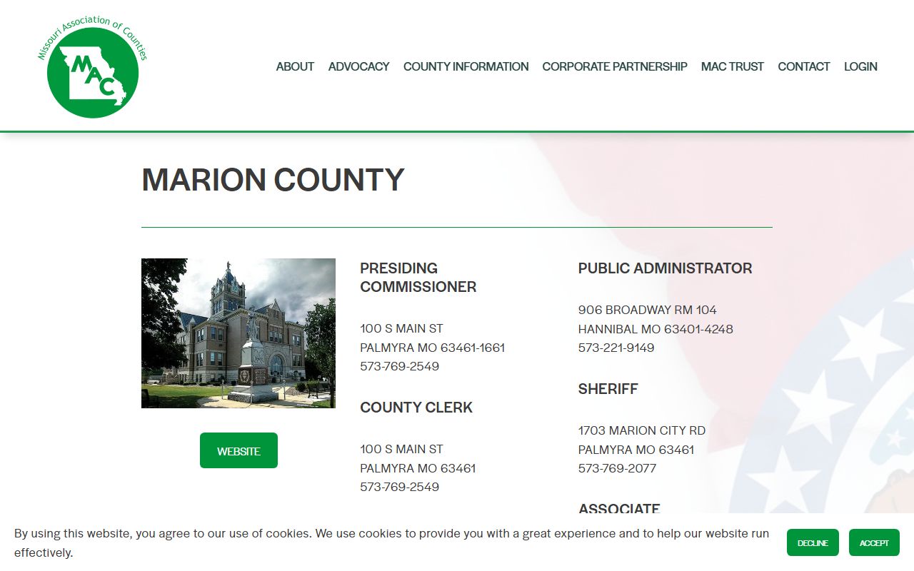 Marion County released inmates county directory page