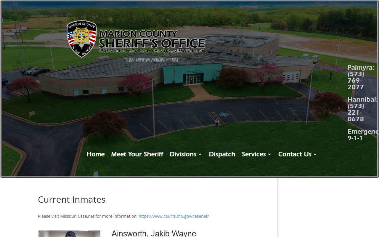 Marion County released inmates current inmate roster