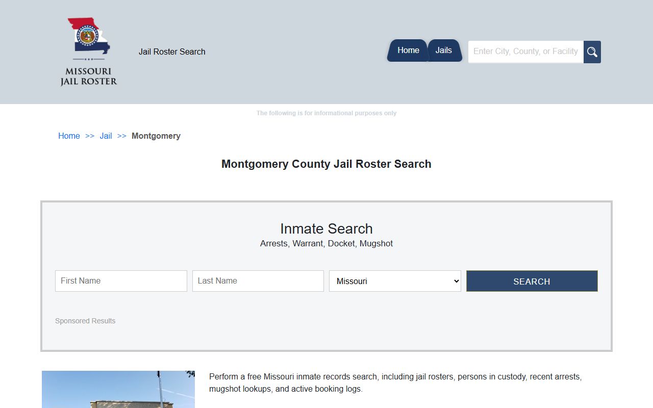 Montgomery County released inmates jail roster