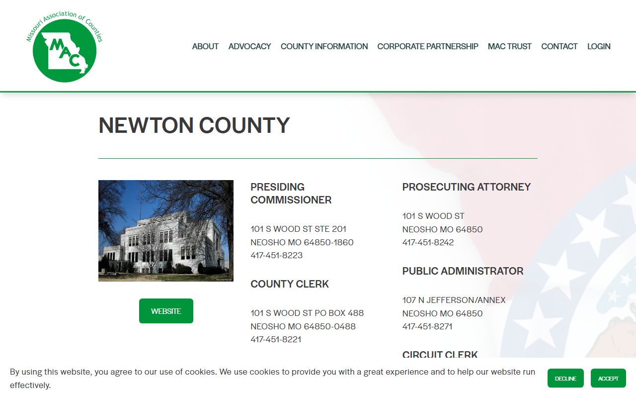 Newton County released inmates county directory