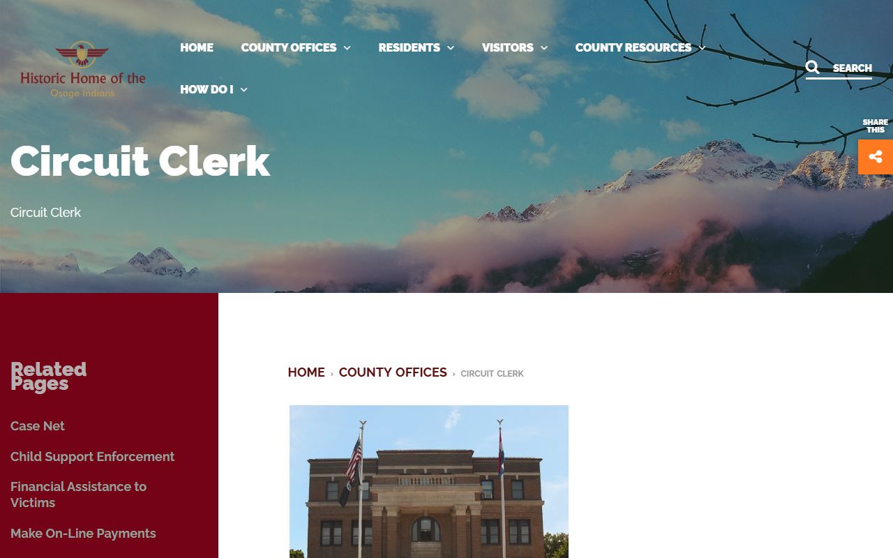 Osage County released inmates circuit clerk office