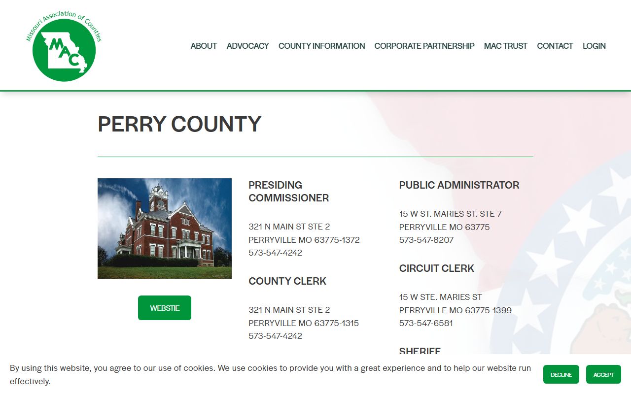 Perry County released inmates county directory