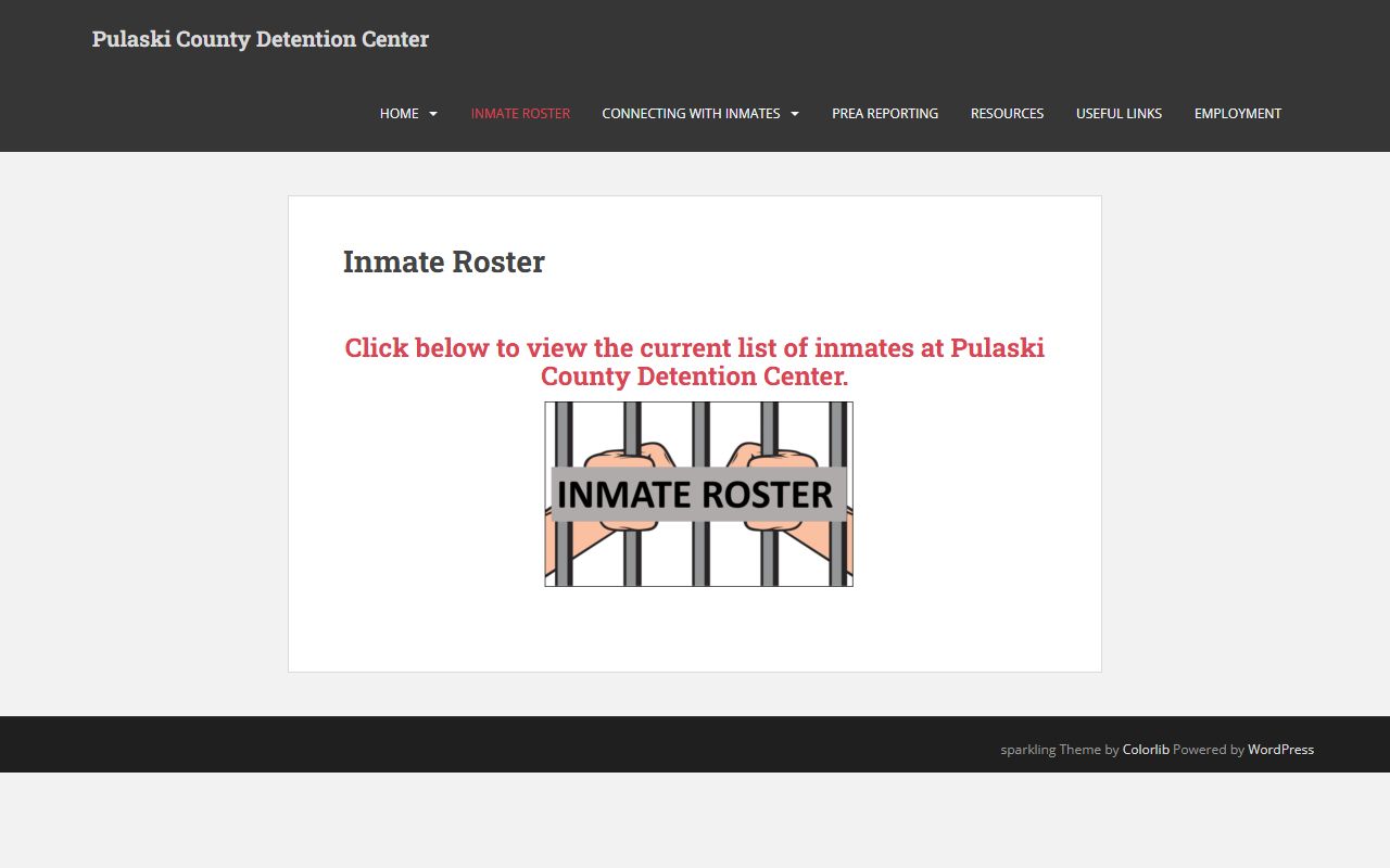 Pulaski County released inmates inmate roster