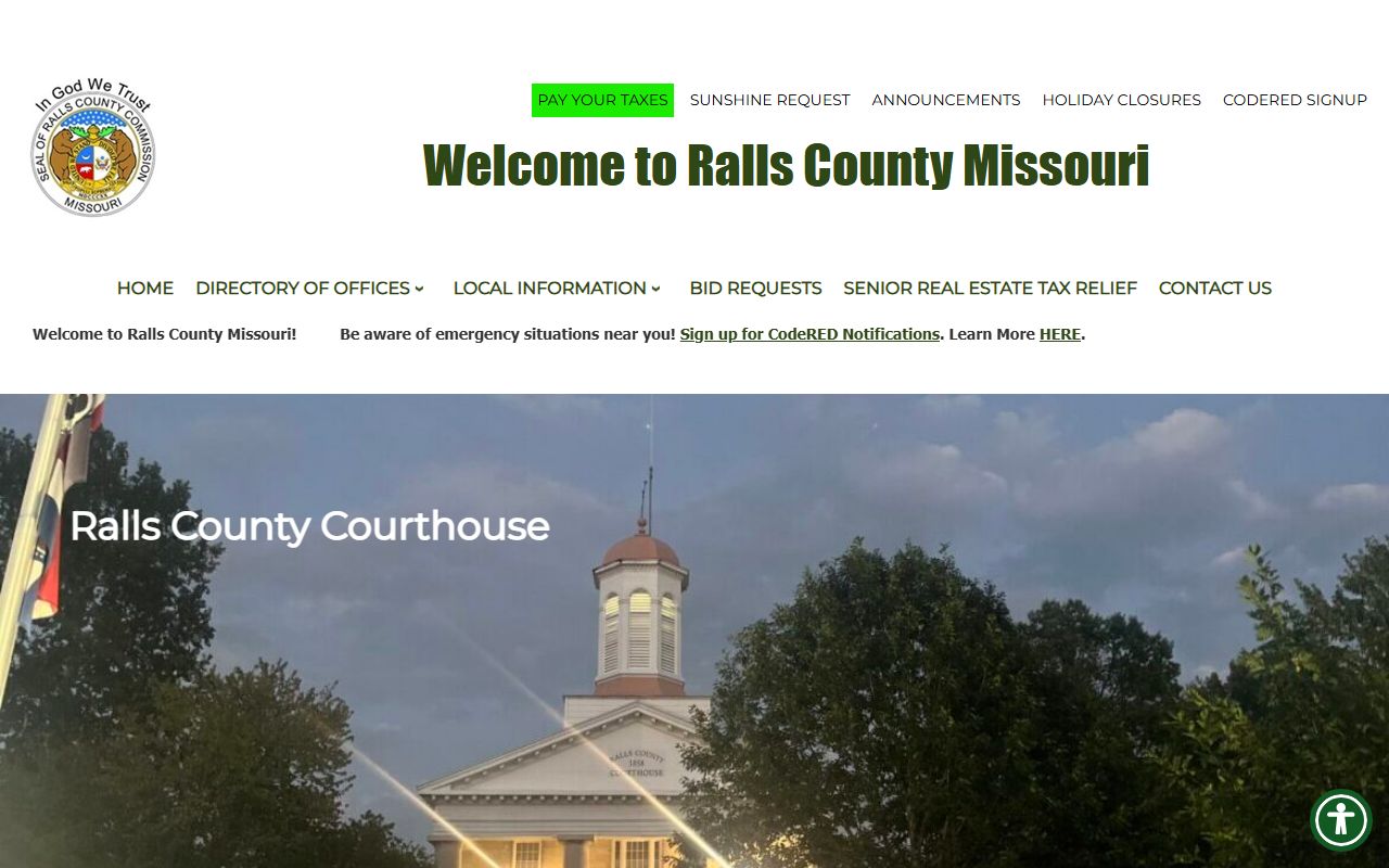 Ralls County government resources for released inmates records