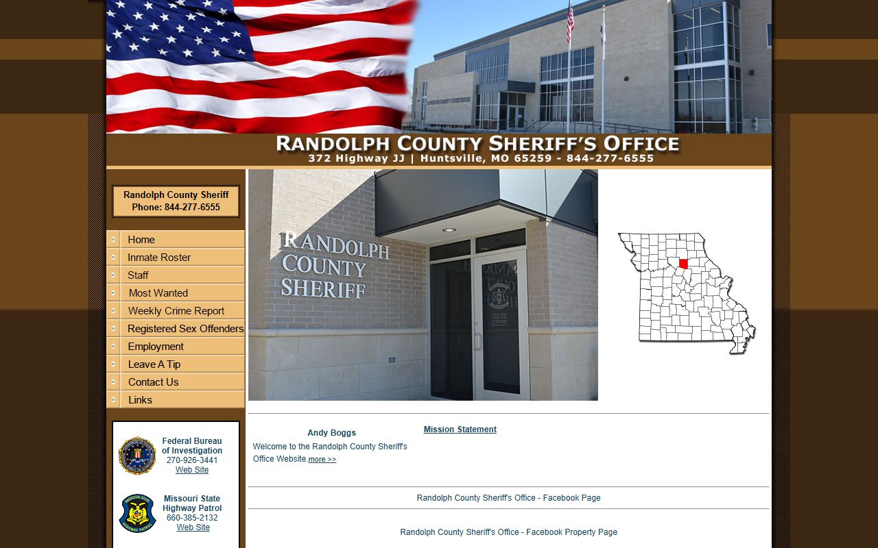 Randolph County Sheriff's Office released inmates records
