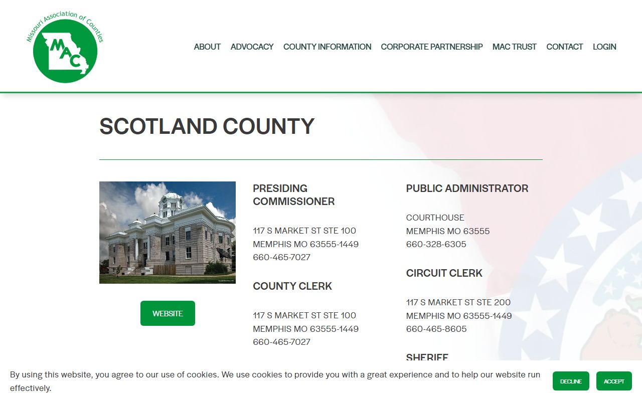 Scotland County released inmates county directory