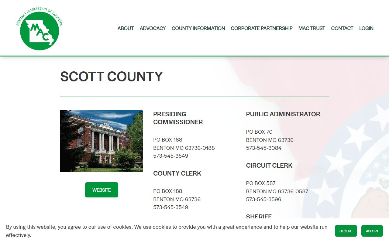Scott County released inmates county directory