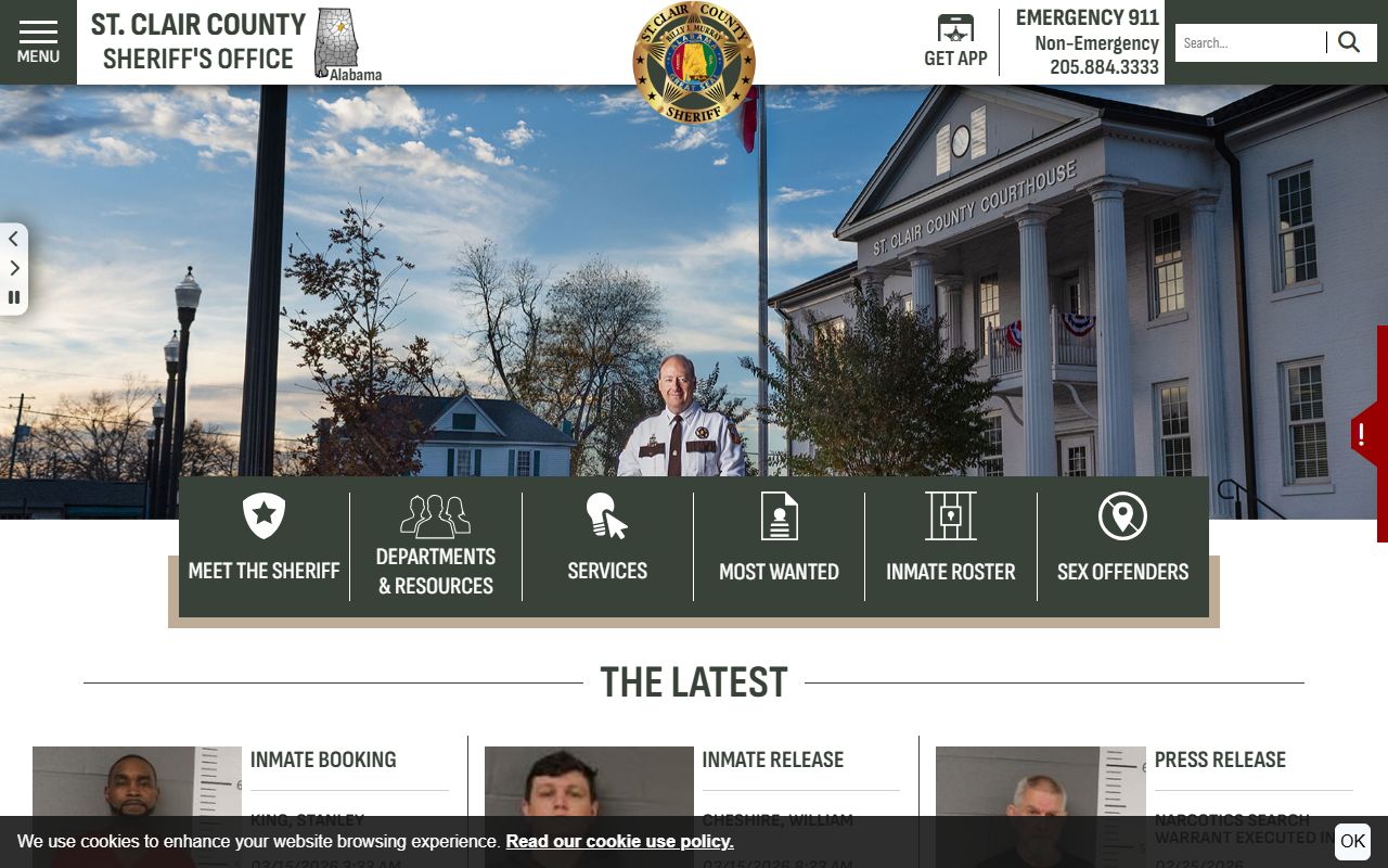 St. Clair County Sheriff's Office released inmates services