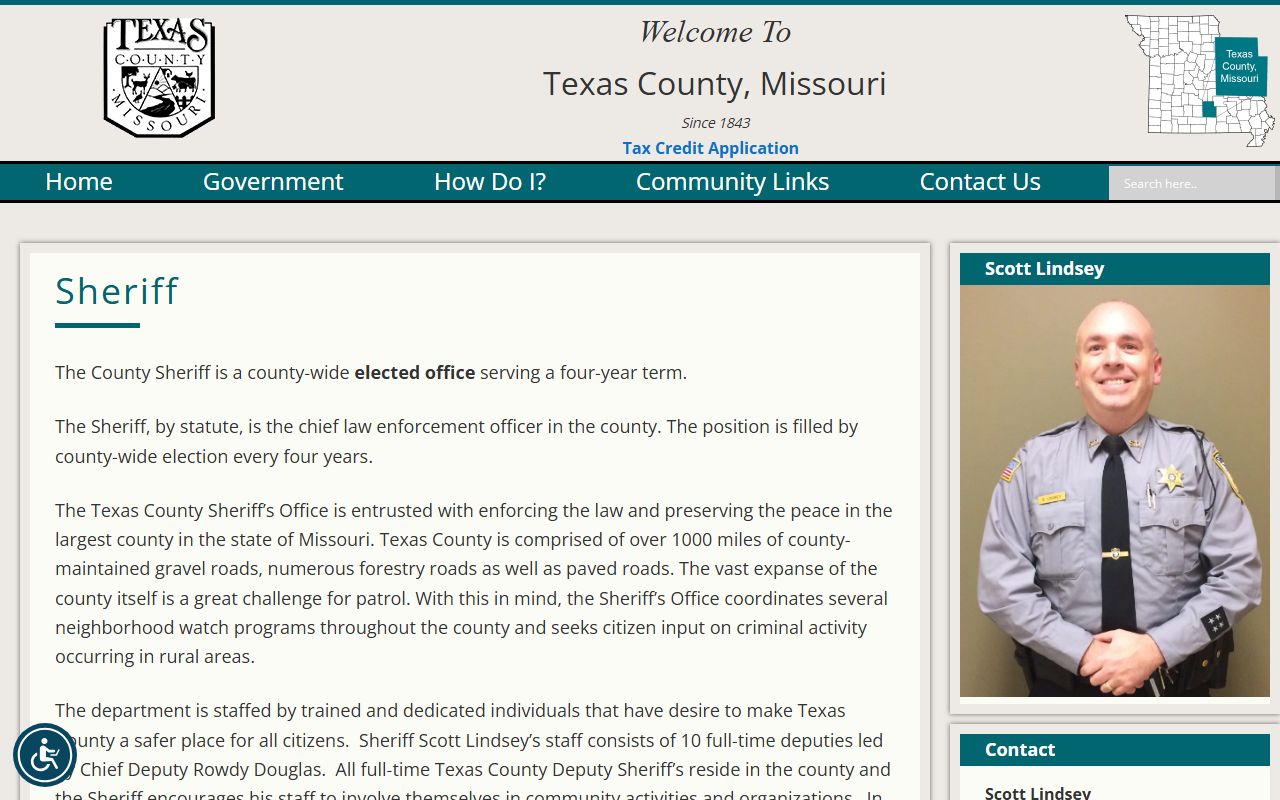 Texas County released inmates Sheriff's Office website